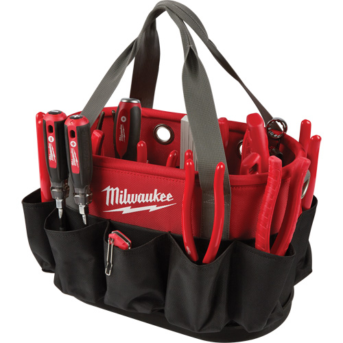 Utility Oval Bag, Ballistic Nylon, 24 Pockets, Black/Red PB Rental Co. Ltd.