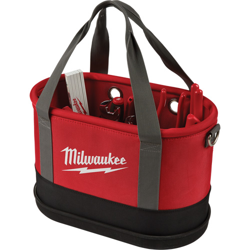 Aerial Utility Oval Bag, Ballistic Nylon, 14 Pockets, Black/Red PB Rental Co. Ltd.