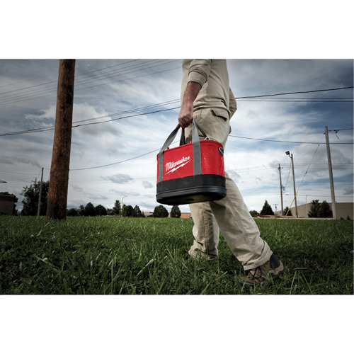 Aerial Utility Oval Bag, Ballistic Nylon, 14 Pockets, Black/Red PB Rental Co. Ltd.