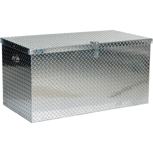 Boîte &agrave; outils portative en t&ocirc;le larm&eacute;e d'aluminium, 25-1/16" P x 49-1/4" la x 24" h, Argent PB Rental Co. Ltd.