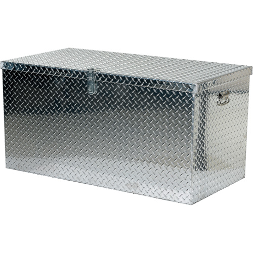 Boîte &agrave; outils portative en t&ocirc;le larm&eacute;e d'aluminium, 25-1/16" P x 49-1/4" la x 24" h, Argent PB Rental Co. Ltd.