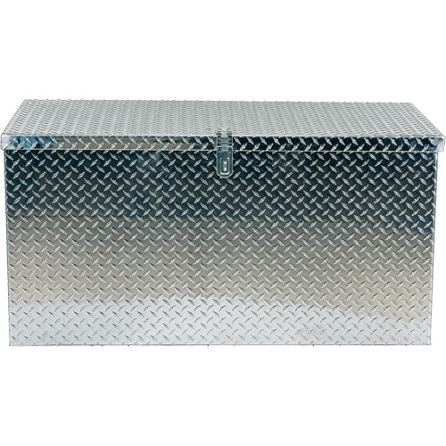 Boîte &agrave; outils portative en t&ocirc;le larm&eacute;e d'aluminium, 25-1/16" P x 49-1/4" la x 24" h, Argent PB Rental Co. Ltd.