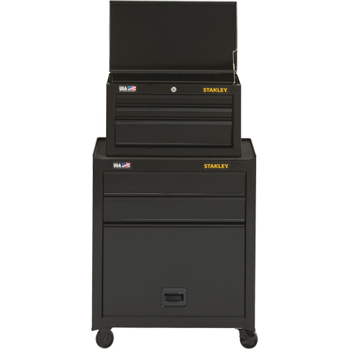 100 Series Tool Chest & Cabinet, 5 Drawers, 26-1/2" W x 14" D x 43-1/2" H, Black PB Rental Co. Ltd.