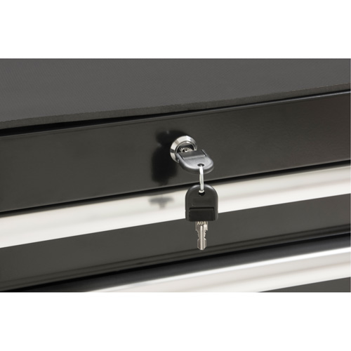 Chariot &agrave; outils industriel, 7 tiroirs, 27" la x 18-3/4" p x 39" h, Noir PB Rental Co. Ltd.