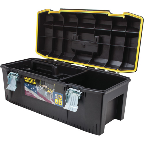 FatMax&reg; Structural Foam Tool Box, 28" W x 12-1/2" D x 11" H, Black/Yellow PB Rental Co. Ltd.