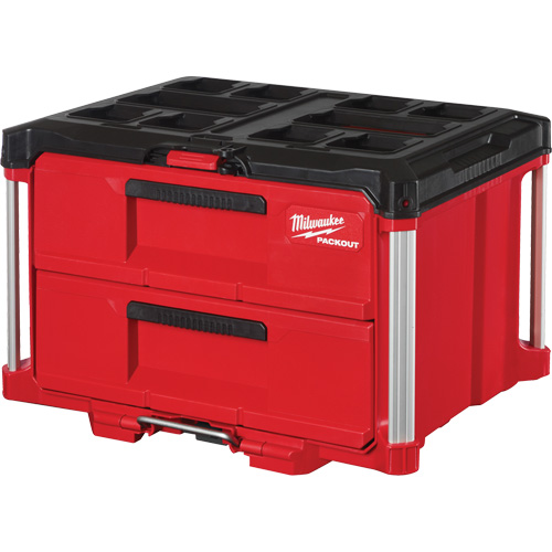 Packout 2-Drawer Tool Box, 16-1/3" x 14-1/3" x 22-1/5", Red PB Rental Co. Ltd.