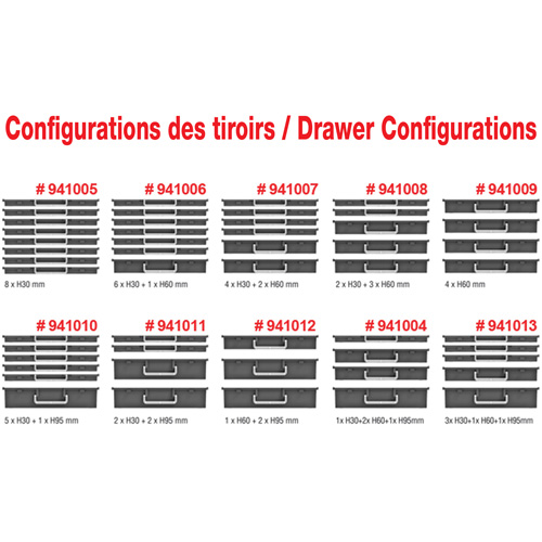 Mobile Tool Chest With Drawers, 7 Drawers, 22-4/5" W x 15" D x 18" H, Black PB Rental Co. Ltd.
