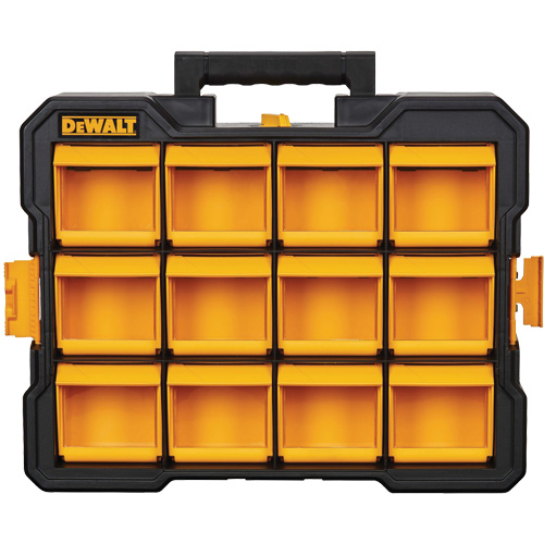 Organisateur Flip-Bin, 3-7/8" la x 17-3/4" p x 13-7/8" h, Noir/Jaune PB Rental Co. Ltd.