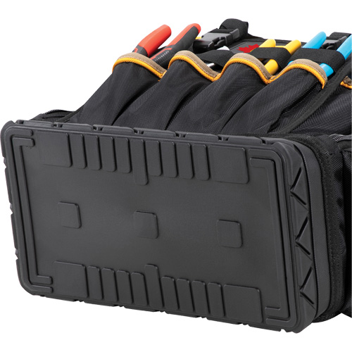 Sac &agrave; dos &agrave; outils &agrave; base moul&eacute;e, 18" lo x 13" la, Noir/Bleu, Balistique/Polyester PB Rental Co. Ltd.
