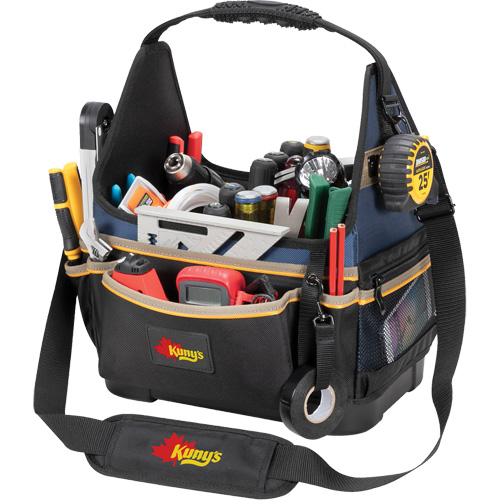 Porte-outils &eacute;lectrique/CHVAC &agrave; base moul&eacute;e, Polyester balistique, 20 pochettes, Noir/Bleu PB Rental Co. Ltd.