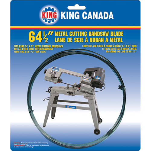 General Purpose Band Saw Blade, Bi-Metal, 64-1/2" L x 1/2" W x 0.025" Thick, 18 TPI PB Rental Co. Ltd.