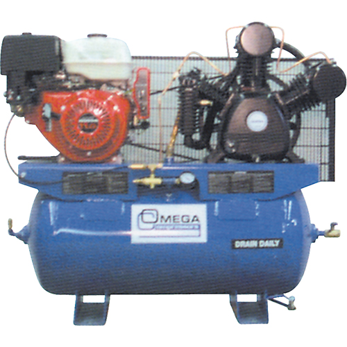 Industrial Series Air Compressors - Engine Compressors, 25 Gal. (30 US Gal) PB Rental Co. Ltd.