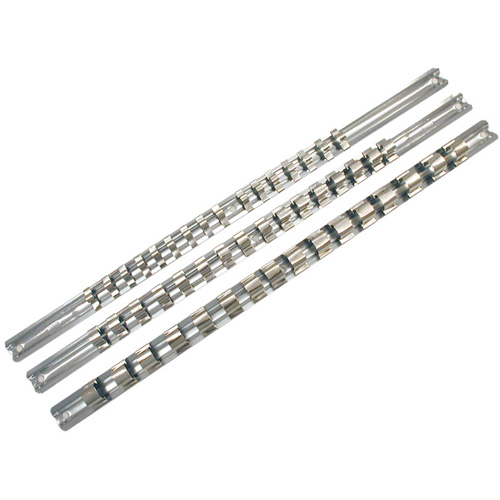 Rail porte-douilles &agrave; entraînement 1/4" SCH-14 avec 16 attaches de retenue PB Rental Co. Ltd.
