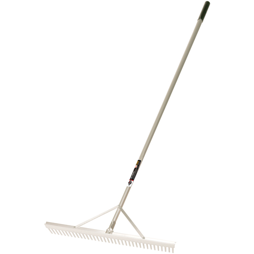 Pro Level Rakes, Aluminum Handle, 36" W, Aluminum Blade, 36 Tines PB Rental Co. Ltd.