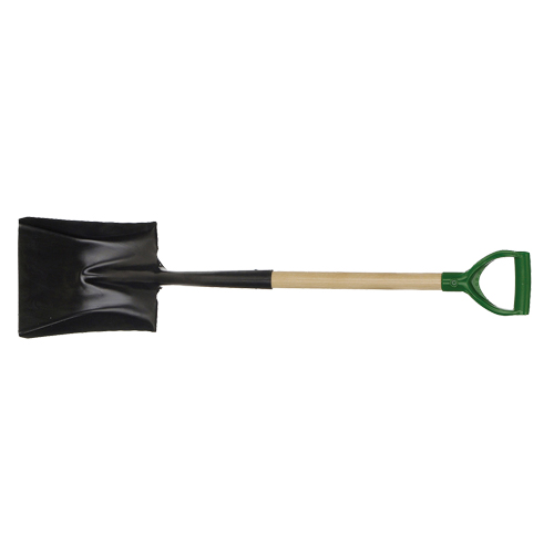 Pelle carr&eacute;e, Bois, Lame Acier durci, Manche en Prise en D, Longueur 29" PB Rental Co. Ltd.