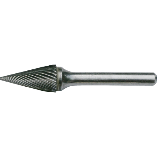 Fraises au carbure solide - Forme conique pointue CLEVELAND, , 1/8" dia., 1/8" Tige, 7/16" Prof. de la coupe PB Rental Co. Ltd.