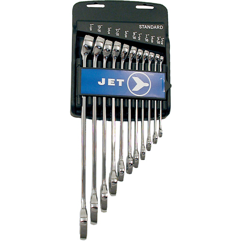Fully Polished Long Pattern Combination Wrench Set, Combination, 11 Pieces, Imperial PB Rental Co. Ltd.