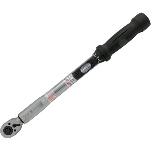 Heavy-Duty Slim Head Torque Wrench, Click, 3/8" Square Drive, 10 - 80 ft-lbs. PB Rental Co. Ltd.
