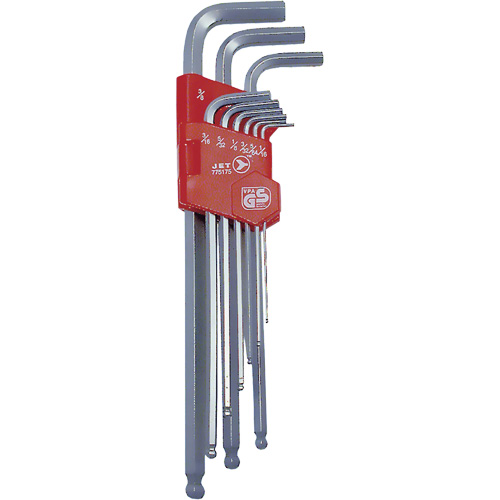 JBHK-9XL Extra Long Ball Nose Hex Key Set, 9 Pcs., Imperial PB Rental Co. Ltd.