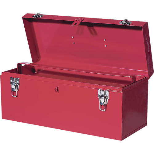 TB21 Boîte &agrave; outils en acier, 8-3/4" P x 20" la x 9-3/8" h, Rouge PB Rental Co. Ltd.