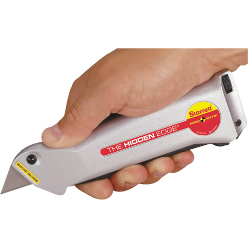Hidden Edge&reg; Knife, 19 mm, Steel, Aluminum Handle PB Rental Co. Ltd.