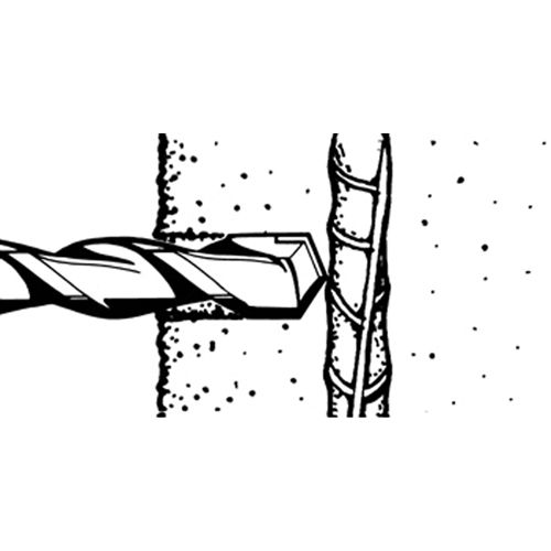 Coupe-barres d'armature rotatifs, 3/8", Tige SDS-Plus, Carbure PB Rental Co. Ltd.