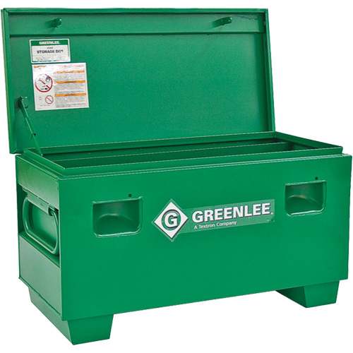 Jobsite Chest, 42" x 20" x 20", Steel, Green PB Rental Co. Ltd.