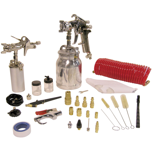 Ensembles de pistolets &agrave; peinture, 43 mcx PB Rental Co. Ltd.
