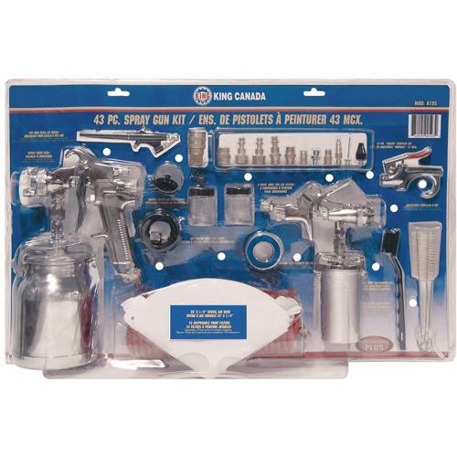 Ensembles de pistolets &agrave; peinture, 43 mcx PB Rental Co. Ltd.