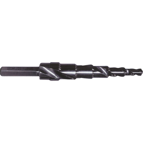 Foret &eacute;tag&eacute; progressif, 3/16" - 1/2", Incr&eacute;ments de 1/16", Acier rapide PB Rental Co. Ltd.