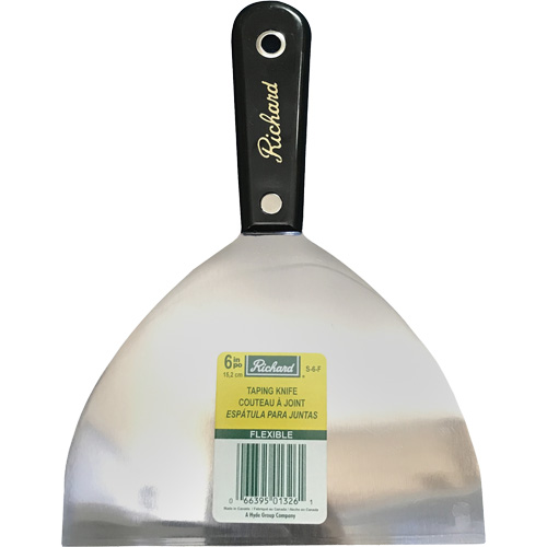 Couteau &agrave; galon sur joint flexible de s&eacute;rie Pro, 6", Lame en Acier &agrave; haute teneur en carbone PB Rental Co. Ltd.