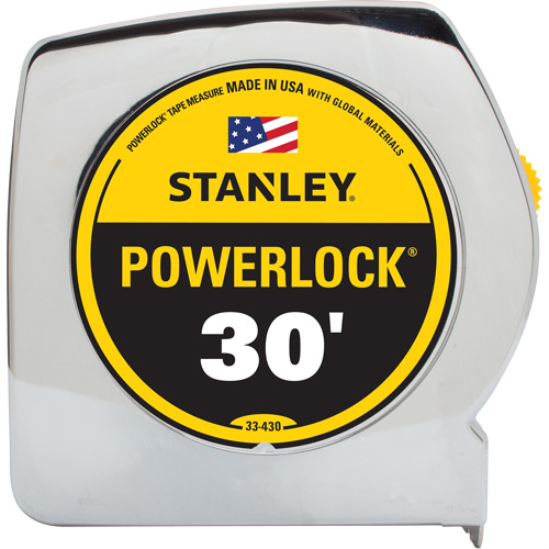 PowerLock&reg; Tape Measure, 1" x 30', Imperial Graduations PB Rental Co. Ltd.