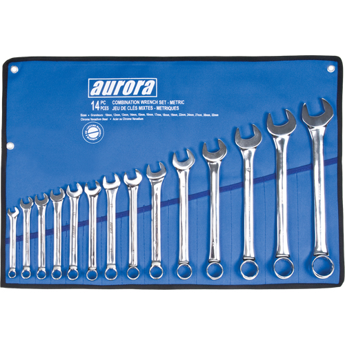 Wrench Set, Combination, 14 Pieces, Metric PB Rental Co. Ltd.