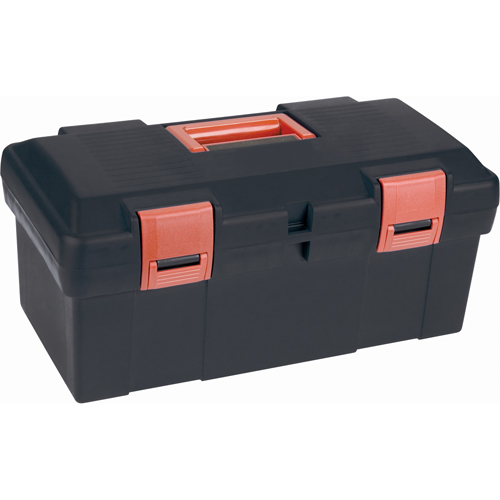 Heavy-Duty Tool Box, 17-1/2" W x 9-1/2" D x 8" H, Black PB Rental Co. Ltd.