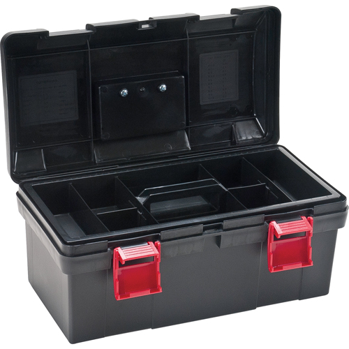 Heavy-Duty Tool Box, 17-1/2" W x 9-1/2" D x 8" H, Black PB Rental Co. Ltd.