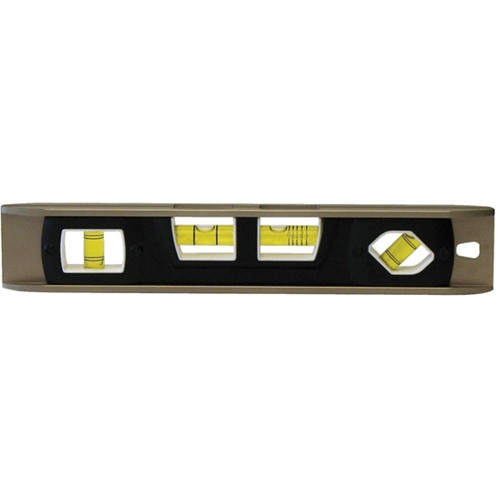 Torpedo Level, 12" L, Aluminum, 4 Vials, Magnetic PB Rental Co. Ltd.