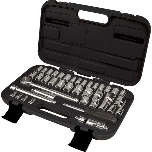 1/4" & 3/8" Drive SAE/Metric Socket Set, 41 Pcs PB Rental Co. Ltd.