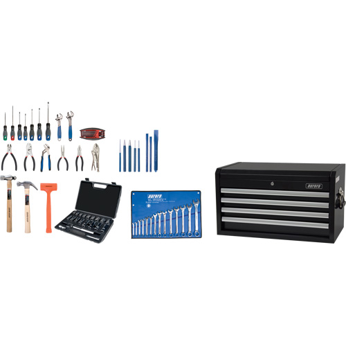 Starter Tool Set with Steel Chest, 70 Pieces PB Rental Co. Ltd.