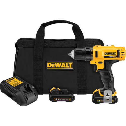 Max Drill Driver Kit, Lithium-Ion, 12 V, 3/8" Chuck, 189 UWO Torque PB Rental Co. Ltd.