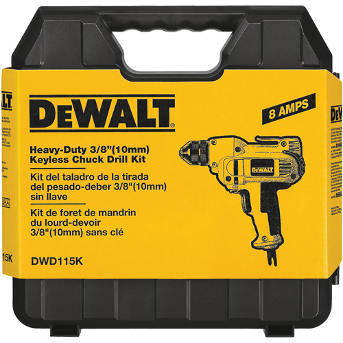 VSR Mid-Handle Drill, 3/8" Chuck, 8 A, 120 V, 0-2500 RPM, Keyless Chuck PB Rental Co. Ltd.