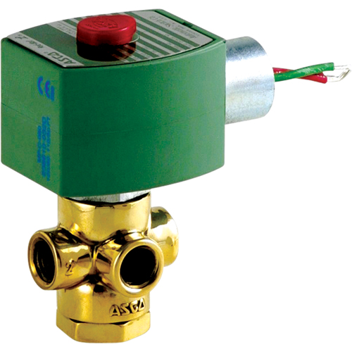 3-Way Direct Acting Universal Solenoid Valves, 1/4" Pipe, 50 psi PB Rental Co. Ltd.