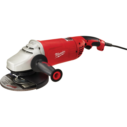Meuleuse &agrave; angle large et prise g&acirc;chette avec verrou, 7"/9", 120 V, 15 A, 6000 Tr/min PB Rental Co. Ltd.