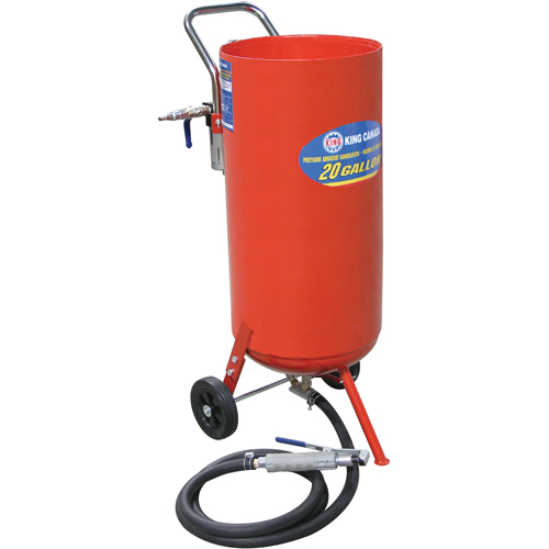 Machines de sablage &agrave; jet, 6-25 pi³/min, R&eacute;servoir de 16,6 gal. (20 gal. US) PB Rental Co. Ltd.
