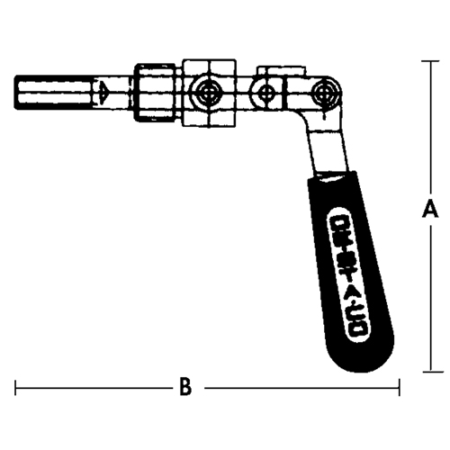 Straight Line Clamps - 601 Series, 5/8" (15.875 mm) Capacity, 100 lbs. Clamping Force PB Rental Co. Ltd.