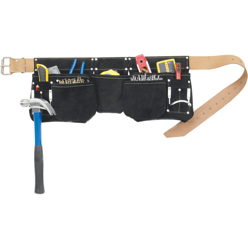 Journeyman's Carpenter Tool Belt, Leather, Black PB Rental Co. Ltd.