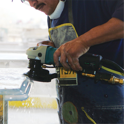 Electronic Stone Polisher, 4" Pad, 7.9 A, 2000-4000 RPM PB Rental Co. Ltd.