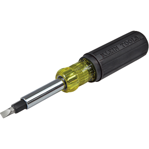 Heavy-Duty Multi-Bit Screwdriver/Nut Driver, 7-9/10" L, Cushion Grip Handle PB Rental Co. Ltd.