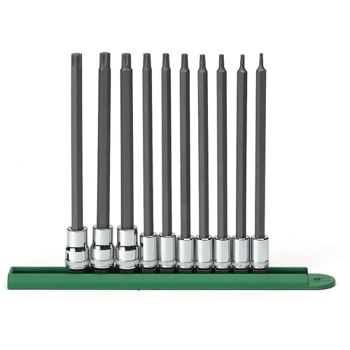 Jeu de douilles longues, Torx, Prise 1/4"/3/8", 10 mrcx PB Rental Co. Ltd.