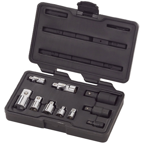 Jeu de douilles &agrave; joints et d'adaptateurs de douilles universelles 1/4", 3/8" et 1/2" &agrave; 10 pi&egrave;ces PB Rental Co. Ltd.