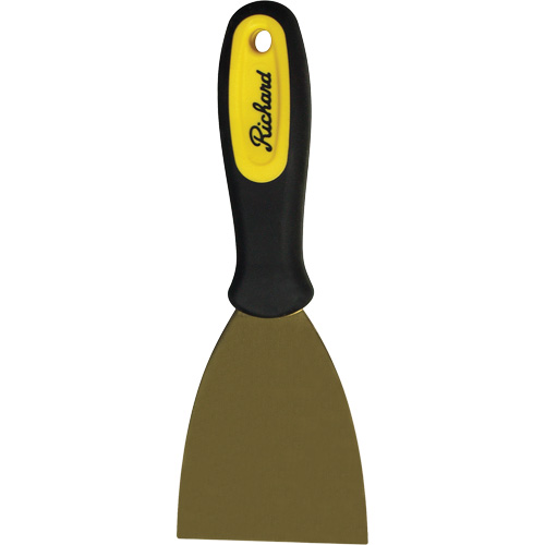 Stiff Wall Scrapers, Brass Blade, 3" Wide, Plastic Handle PB Rental Co. Ltd.